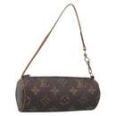 LOUIS VUITTON Monogram Papillon Pouch LV Auth 211247-1
