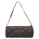 LOUIS VUITTON Monogram Papillon Pouch LV Auth 211247-3