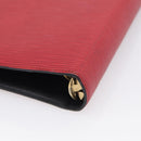 LOUIS VUITTON Epi Agenda MM Day Planner Cover Red R20047 LV Auth 211250-10