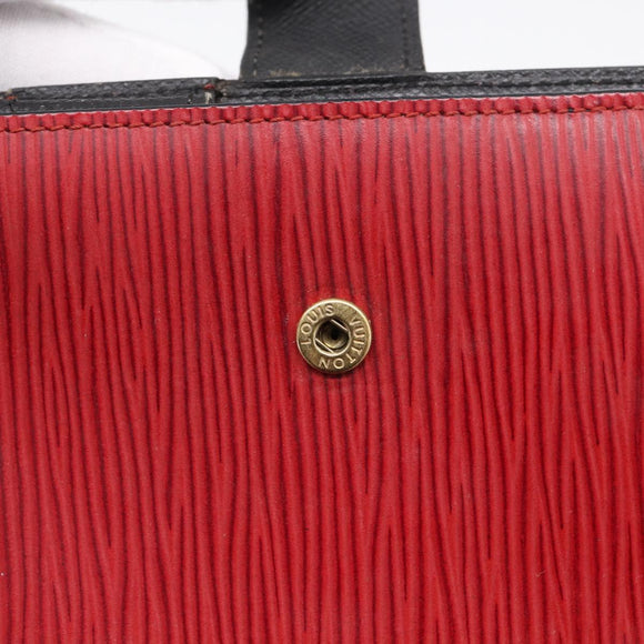 LOUIS VUITTON Epi Agenda MM Day Planner Cover Red R20047 LV Auth 211250