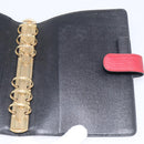 LOUIS VUITTON Epi Agenda MM Day Planner Cover Red R20047 LV Auth 211250-17