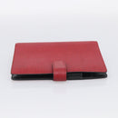 LOUIS VUITTON Epi Agenda MM Day Planner Cover Red R20047 LV Auth 211250-4