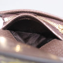 GUCCI GG Supreme Compact Bifold Wallet PVC BNF Beige Yellow 701009 Auth 211252M-17