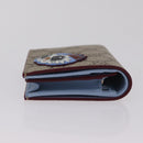 GUCCI GG Supreme Wallet PVC Beige Gold 855384 Auth 211255M-4