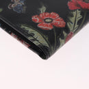 GUCCI Compact Wallet Leather Black Auth 211260V-11