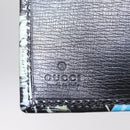GUCCI Compact Wallet Leather Black Auth 211260V-13