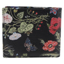 GUCCI Compact Wallet Leather Black Auth 211260V-3