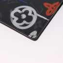 LOUIS VUITTON Monogram Eclipse Quverture Carnet Cover Black GI0845 Auth 211262M-10