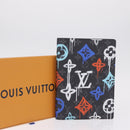 LOUIS VUITTON Monogram Eclipse Quverture Carnet Cover Black GI0845 Auth 211262M-19