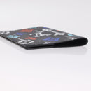 LOUIS VUITTON Monogram Eclipse Quverture Carnet Cover Black GI0845 Auth 211262M-6