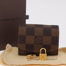 LOUIS VUITTON Bouton de Manchette Cadena Eclet metal M64601 Auth 211263V-36