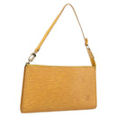 LOUIS VUITTON Epi Pochette Accessoires Pouch Yellow M52949 LV Auth 211269-1