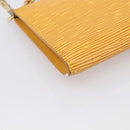 LOUIS VUITTON Epi Pochette Accessoires Pouch Yellow M52949 LV Auth 211269-12