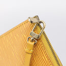 LOUIS VUITTON Epi Pochette Accessoires Pouch Yellow M52949 LV Auth 211269-16