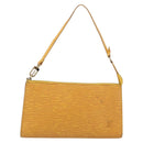 LOUIS VUITTON Epi Pochette Accessoires Pouch Yellow M52949 LV Auth 211269-2
