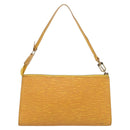 LOUIS VUITTON Epi Pochette Accessoires Pouch Yellow M52949 LV Auth 211269-3