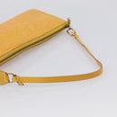 LOUIS VUITTON Epi Pochette Accessoires Pouch Yellow M52949 LV Auth 211269-7