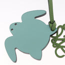LOEWE Bag Charm Leather Green Auth 211274M-11