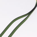 LOEWE Bag Charm Leather Green Auth 211274M-15