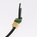 LOEWE Bag Charm Leather Green Auth 211274M-17