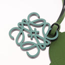 LOEWE Bag Charm Leather Green Auth 211274M-5