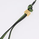 LOEWE Bag Charm Leather Green Auth 211274M-9