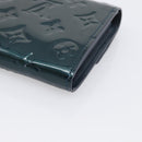 LOUIS VUITTON Vernis Portefeiulle Sarah Wallet Bluenuit M93667 LV Auth 211280A-10