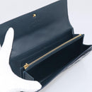 LOUIS VUITTON Vernis Portefeiulle Sarah Wallet Bluenuit M93667 LV Auth 211280A-15