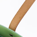 LOUIS VUITTON Monogram Vernis Reade MM Hand Bag Peppermint M91305 Auth 211291A-10