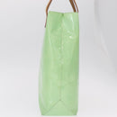 LOUIS VUITTON Monogram Vernis Reade MM Hand Bag Peppermint M91305 Auth 211291A-6
