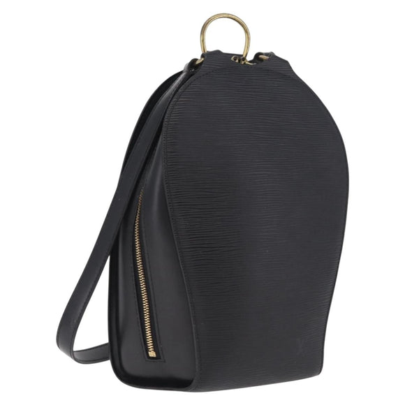 LOUIS VUITTON Epi Mabillon Backpack Black M52232 LV Auth 211293