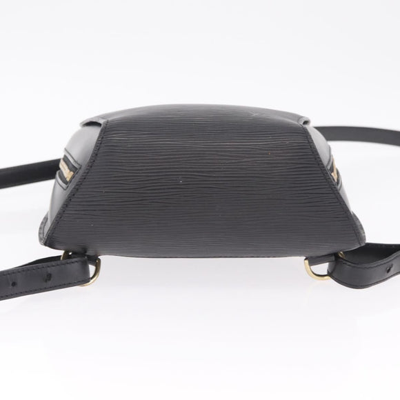 LOUIS VUITTON Epi Mabillon Backpack Black M52232 LV Auth 211293
