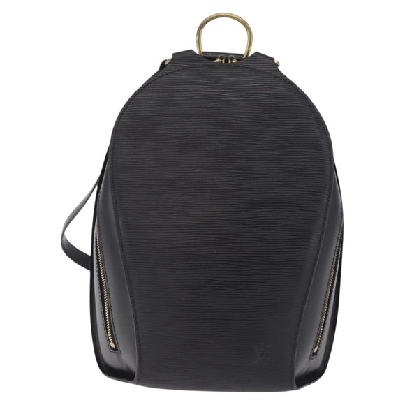 LOUIS VUITTON Epi Mabillon Backpack Black M52232 LV Auth 211293
