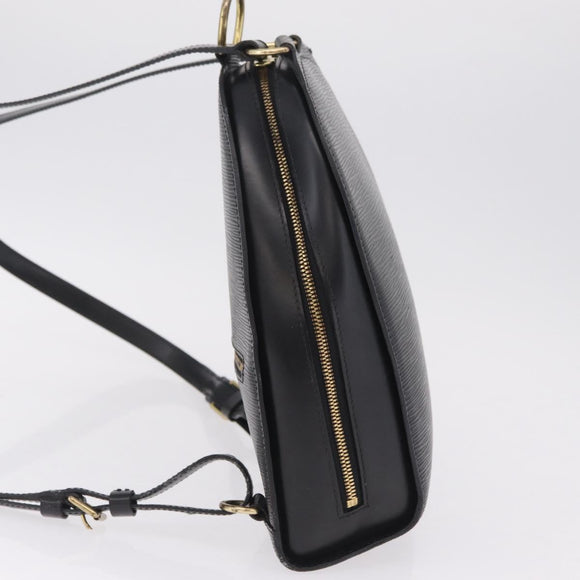 LOUIS VUITTON Epi Mabillon Backpack Black M52232 LV Auth 211293