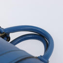 LOUIS VUITTON Epi Keepall 50 Boston Bag Blue M42965 LV Auth 211297-11