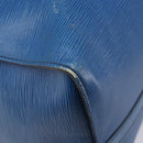 LOUIS VUITTON Epi Keepall 50 Boston Bag Blue M42965 LV Auth 211297-14