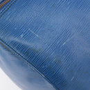LOUIS VUITTON Epi Keepall 50 Boston Bag Blue M42965 LV Auth 211297-17