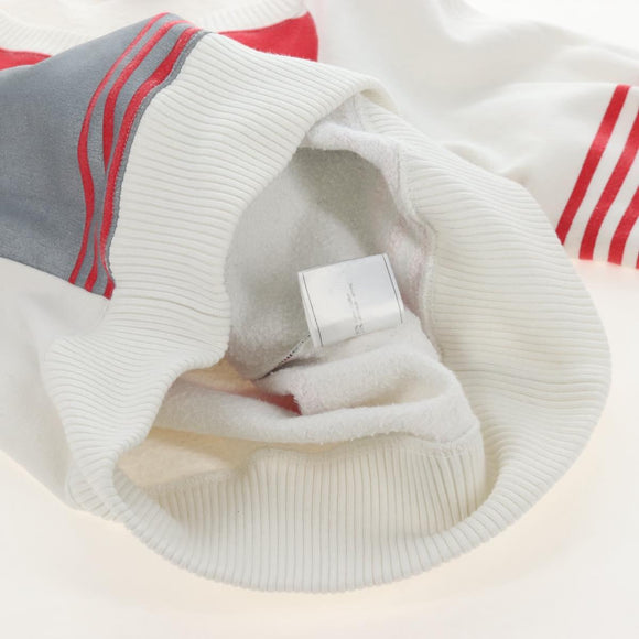CHANEL Mademoiselle Sweat Long-sleeved T-shirt cotton 38 White CC Auth 211301V