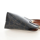 CELINE Macadam Canvas Triomphe Teencool Bag PVC 2way Black Gold Auth 211303M-5