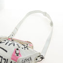 Balenciaga Graffiti Classic City S Bag Leather 2way White 431621 Auth 211307V-15