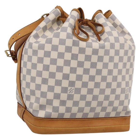 LOUIS VUITTON Damier Azur Noe Shoulder Bag N42222 LV Auth 211309V