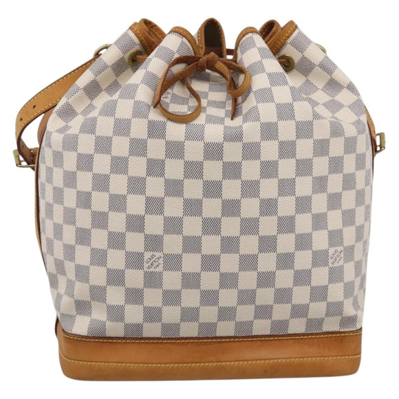 LOUIS VUITTON Damier Azur Noe Shoulder Bag N42222 LV Auth 211309V