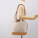 LOUIS VUITTON Damier Azur Noe Shoulder Bag N42222 LV Auth 211309V-23