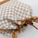 LOUIS VUITTON Damier Azur Noe Shoulder Bag N42222 LV Auth 211309V-6