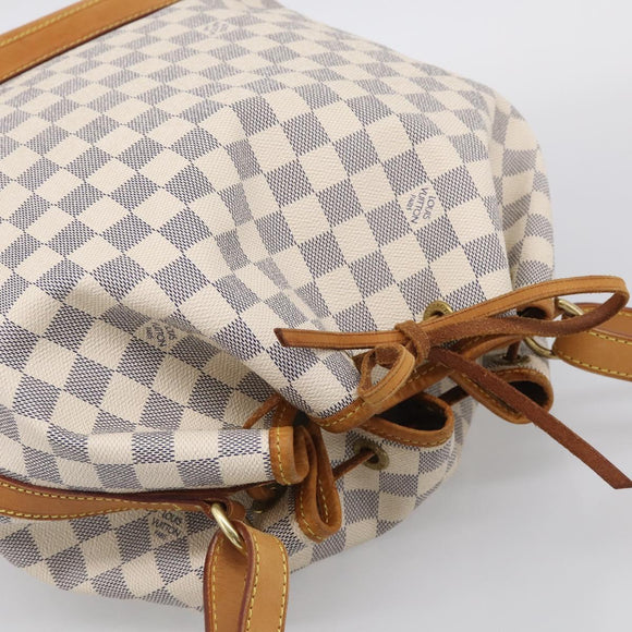 LOUIS VUITTON Damier Azur Noe Shoulder Bag N42222 LV Auth 211309V