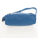 Balenciaga Le City Small Hand Bag Leather 2way Blue 811442 Auth 211310V-13