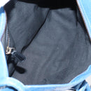 Balenciaga Le City Small Hand Bag Leather 2way Blue 811442 Auth 211310V-21