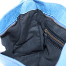 Balenciaga Le City Small Hand Bag Leather 2way Blue 811442 Auth 211310V-23