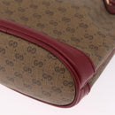 GUCCI Micro GG Supreme Fujiko Pro Shoulder Bag PVC Beige 647801 Auth 211311M-15