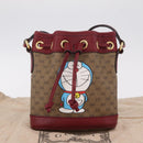 GUCCI Micro GG Supreme Fujiko Pro Shoulder Bag PVC Beige 647801 Auth 211311M-24